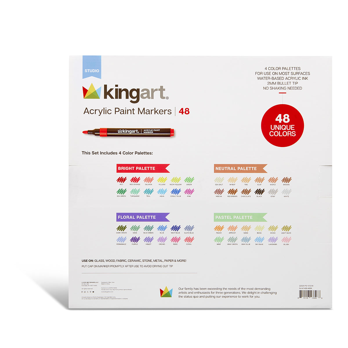Acrylic Paint Markers – 48 Count