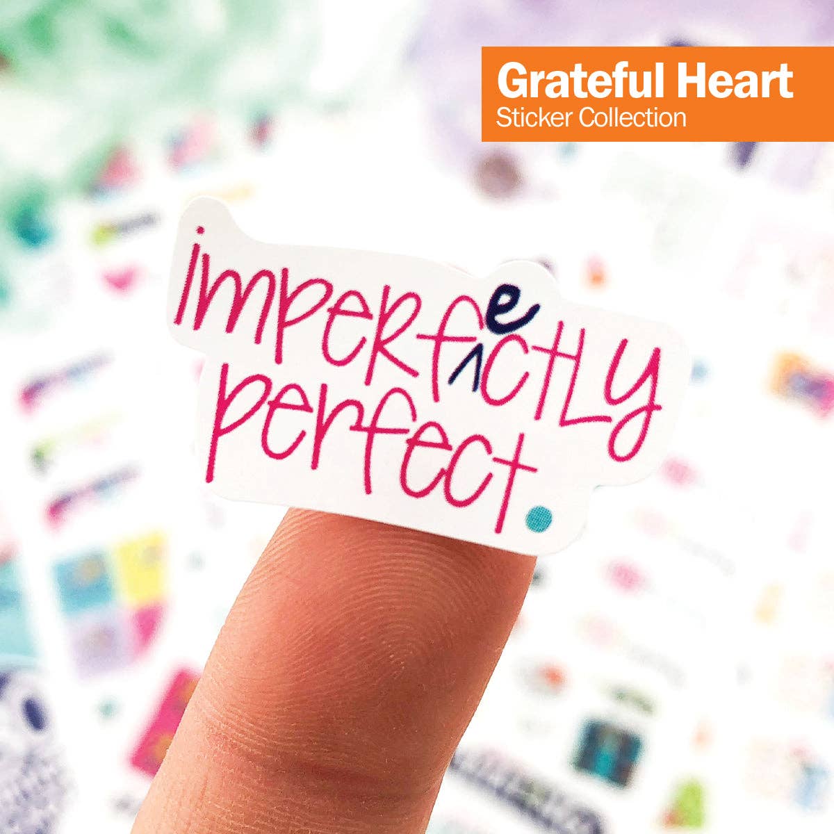 Grateful Heart Stickers for Journaling | Open Stock