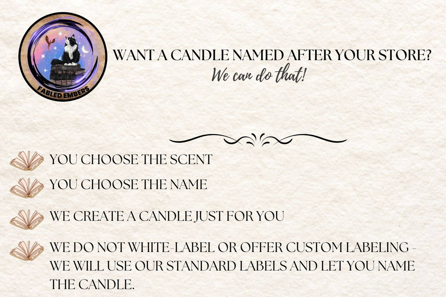 Fabled Embers - PROBABLY READING SMUT | Book Lovers 9oz Candle Coconut Soy - Beauty Over Age