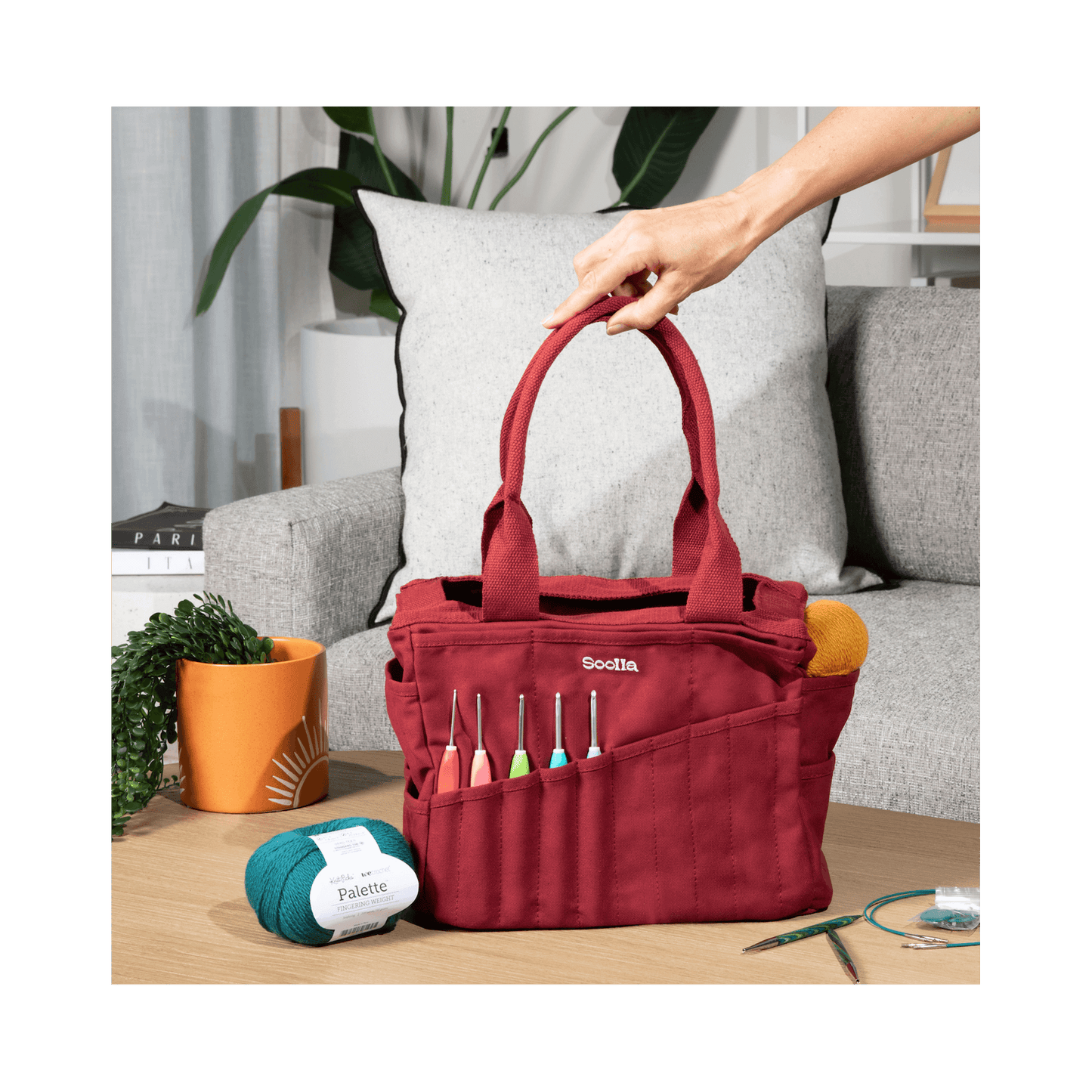 Soolla Studio Bag, Cinnamon, Pottery Tool Bag