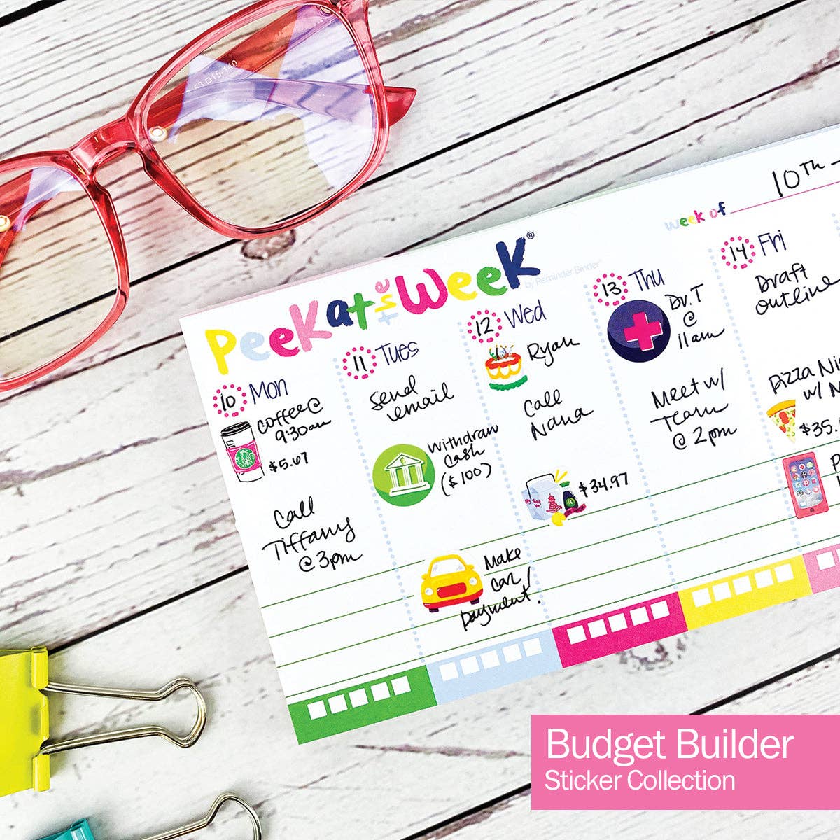 Planner Stickers for Budgeting | Open Stock