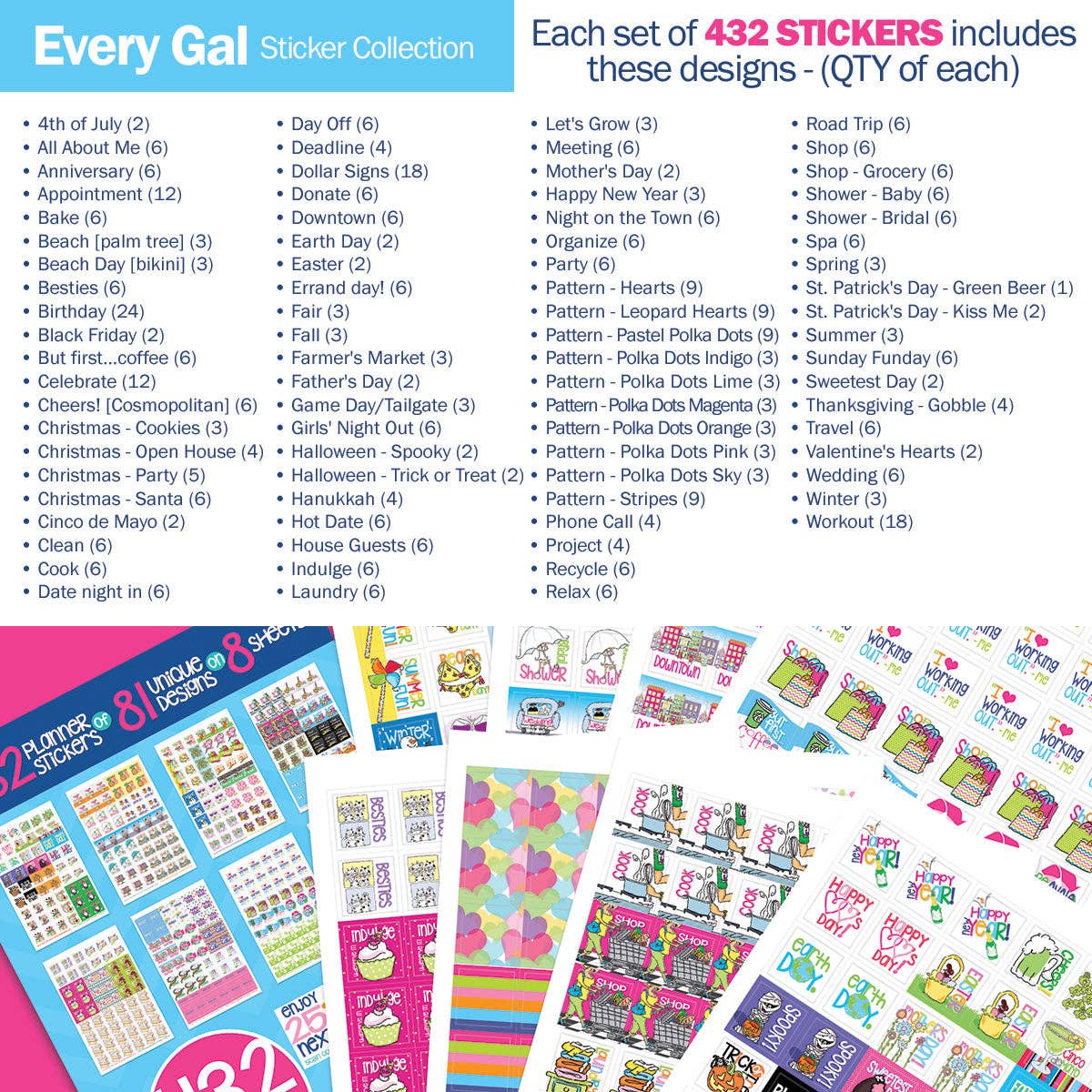 Planner Stickers for Every Gal | Open Stock