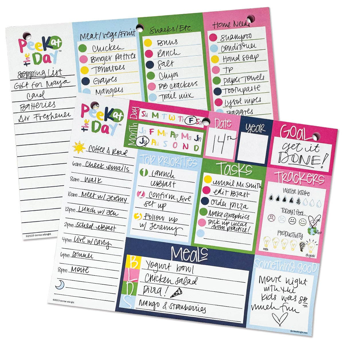 Peek at the Day™ Daily Planner Pad | Open Stock