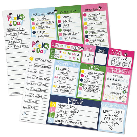 Peek at the Day™ Daily Planner Pad | Open Stock