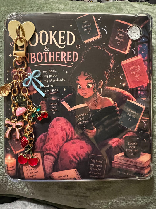 Booked & Unbothered Cozy E-Reader Insert (Digital Product)