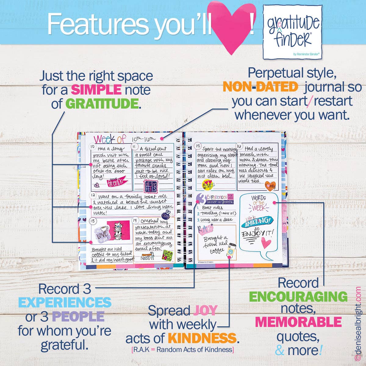 Gratitude Finder® Journals | Open Stock