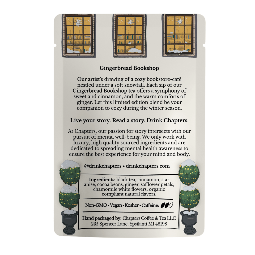 Chapters Tea - Gingerbread Bookshop (limited edition) - Beauty Over Age