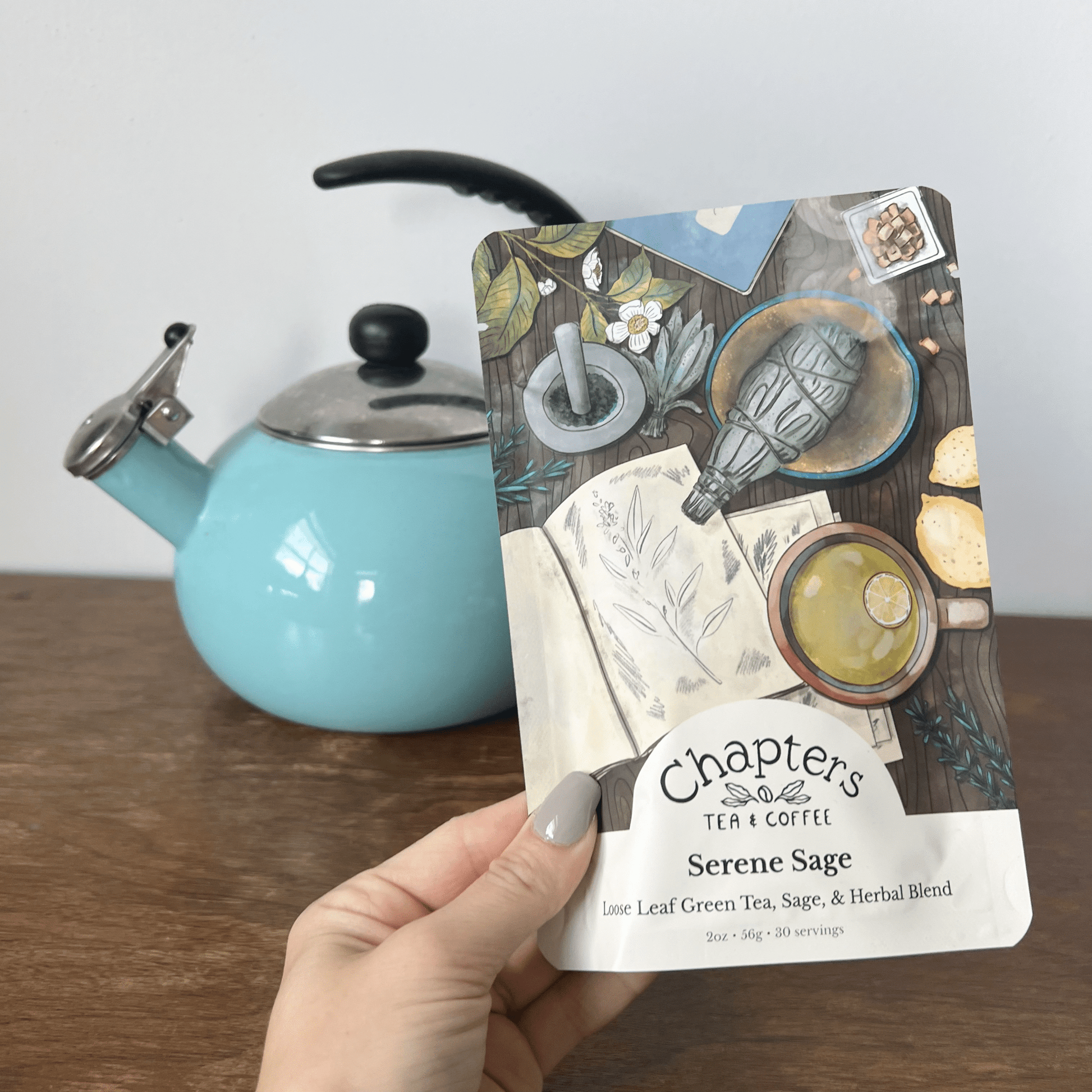 Chapters Tea - Serene Sage Calming Tea - Beauty Over Age