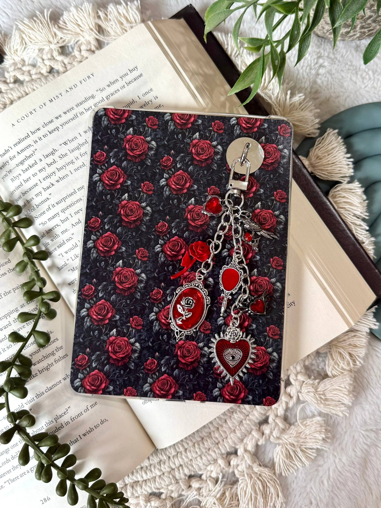 Dark Romance Kindle Charm - Dark Romance Phone Charm
