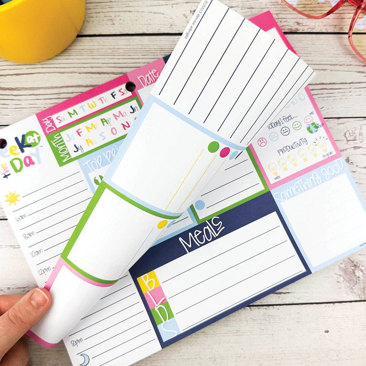 Peek at the Day™ Daily Planner Pad | Open Stock