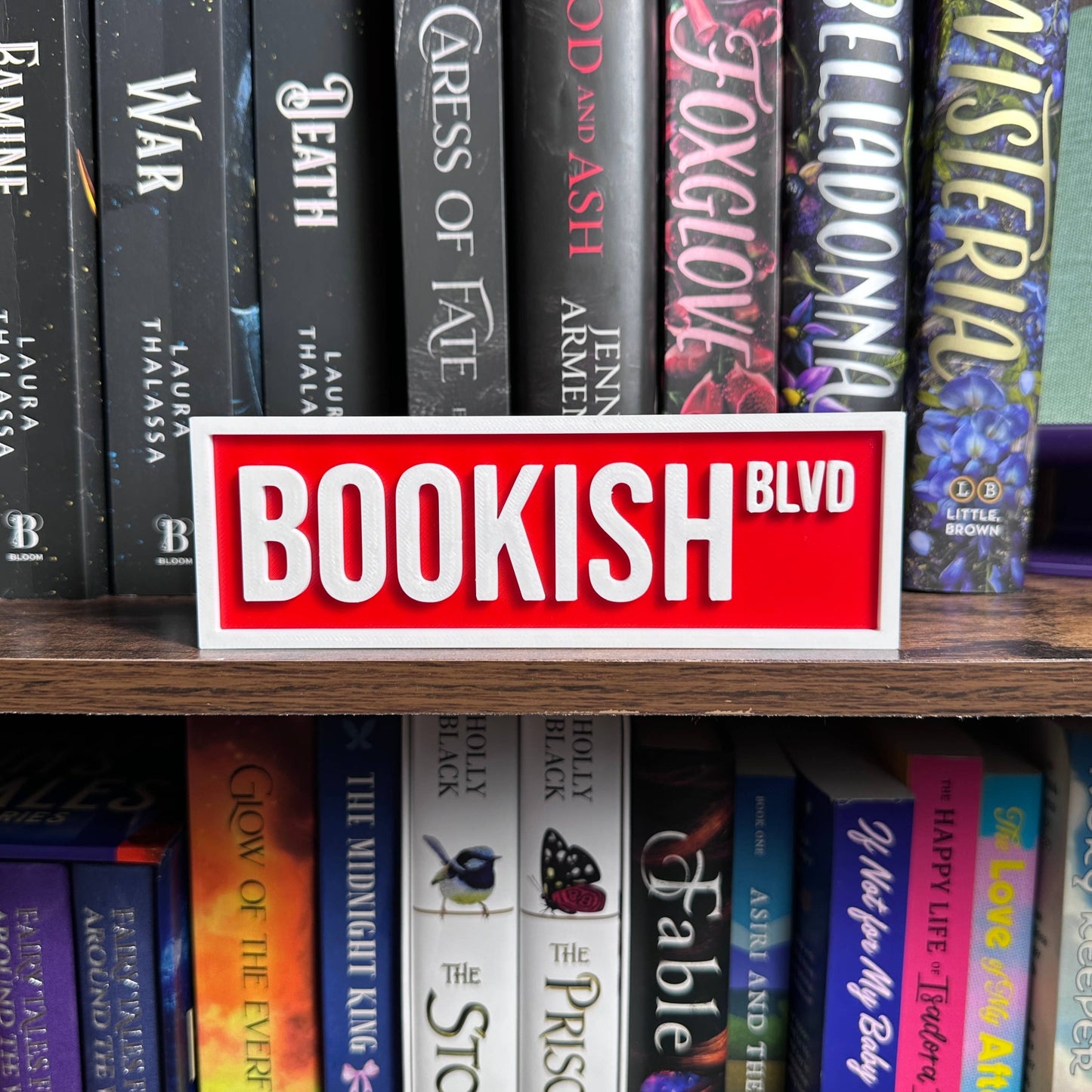 Bookish Street Sign | Bookshelf Decor
