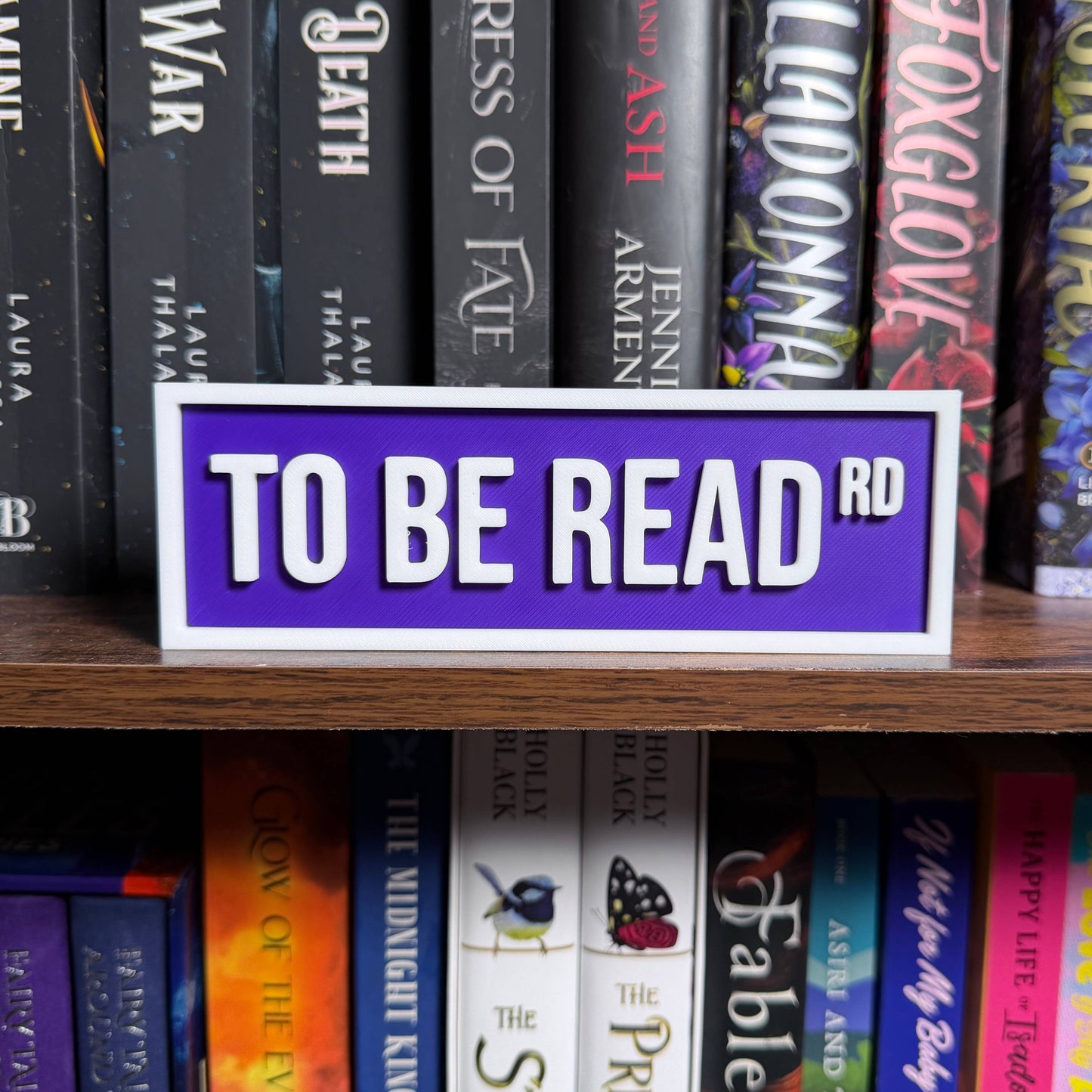 To Be Read Street Sign | Bookshelf Decor