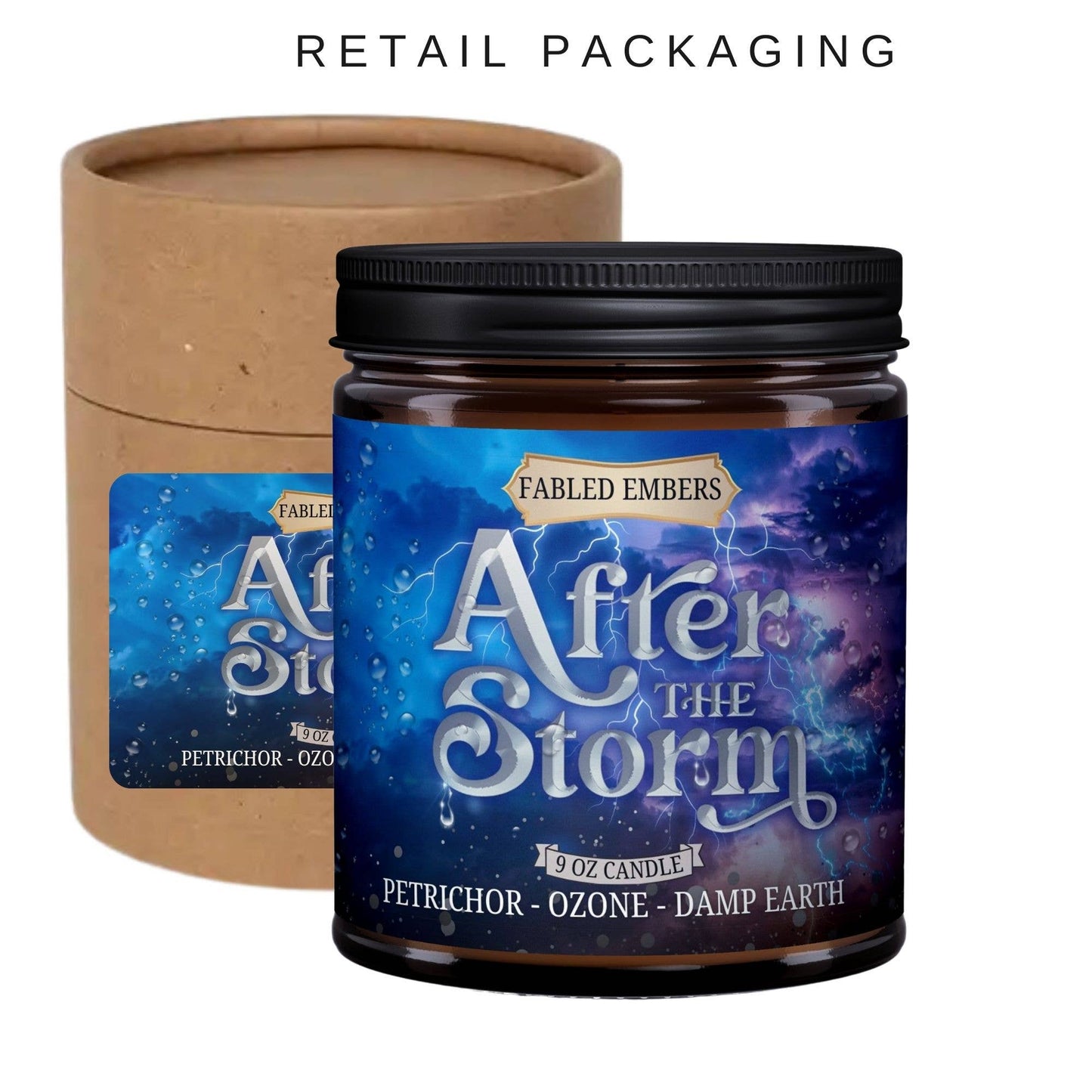 Fabled Embers - DARK ROMANCE book lovers WINE & CHOCOLATE coconut soy candle - Beauty Over Age