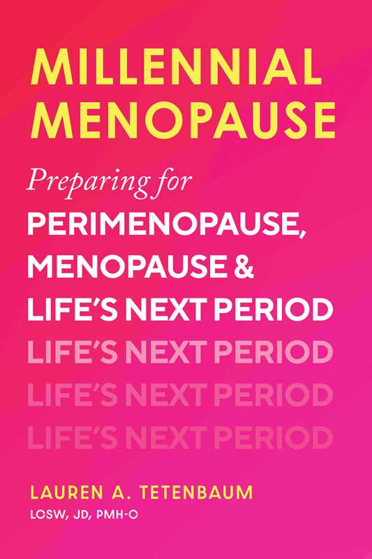Simon & Schuster - Millennial Menopause by Lauren A. Tetenbaum - Beauty Over Age